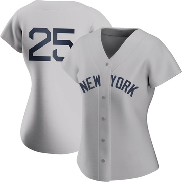 Mark Teixeira Men's New York Yankees Road Name Jersey - Gray Replica