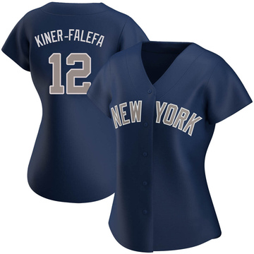 Isiah Kiner-Falefa Men's New York Yankees Home Jersey - White Replica