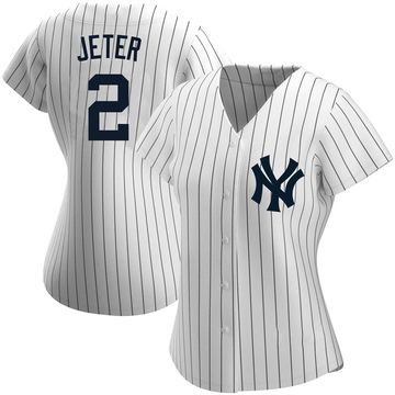 Men’s Nike Derek Jeter Official Replica New York Yankees Pinstripe Hall of  Fame Class of 2020 Home Jersey